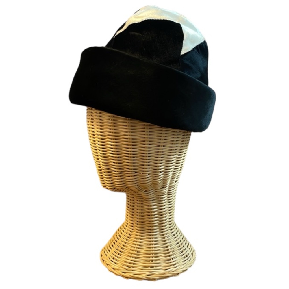 Mr. John Jr. Black and White Vintage Hat